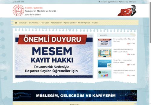 Güngören Mesleki ve Teknik Anadolu Lisesi - İSTANBUL / GÜNGÖREN