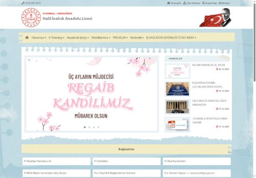 Halil İnalcık Anadolu Lisesi - İSTANBUL / GÜNGÖREN