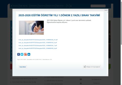 Ömer Dinçer İmam Hatip Ortaokulu - İSTANBUL / GÜNGÖREN