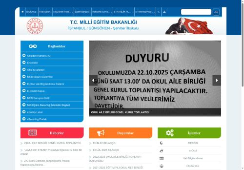 Şehitler İlkokulu - İSTANBUL / GÜNGÖREN