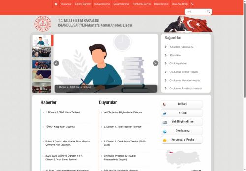 Mustafa Kemal Anadolu Lisesi - İSTANBUL / SARIYER