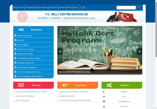 Melahat Akkutlu Anadolu Lisesi - İSTANBUL / KADIKÖY