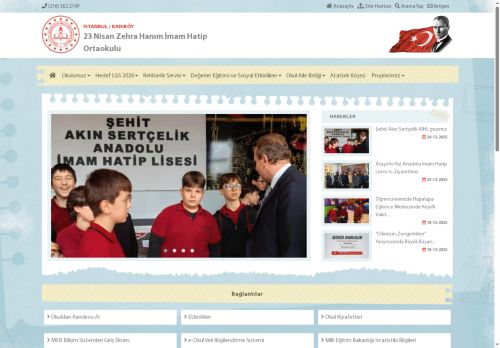 23 Nisan Zehra Hanım İmam Hatip Ortaokulu - İSTANBUL / KADIKÖY