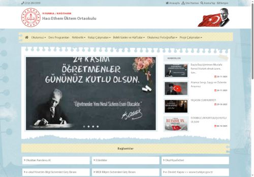 Hacı Ethem Üktem Ortaokulu - İSTANBUL / KAĞITHANE