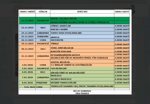 GÜLTEPE İMAM HATİP ORTAOKULU - İSTANBUL / KAĞITHANE