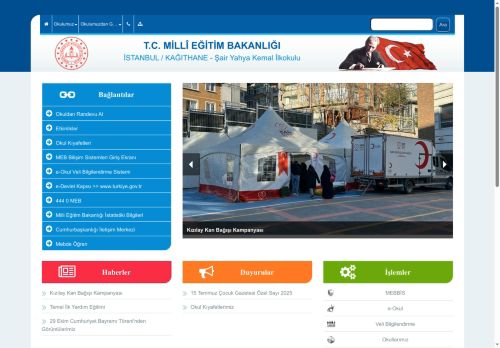 Şair Yahya Kemal İlkokulu - İSTANBUL / KAĞITHANE