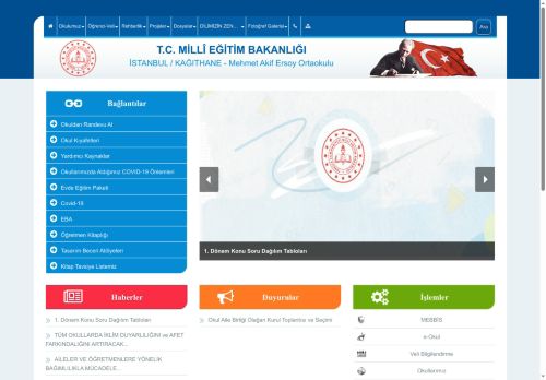 Mehmet Akif Ersoy Ortaokulu - İSTANBUL / KAĞITHANE