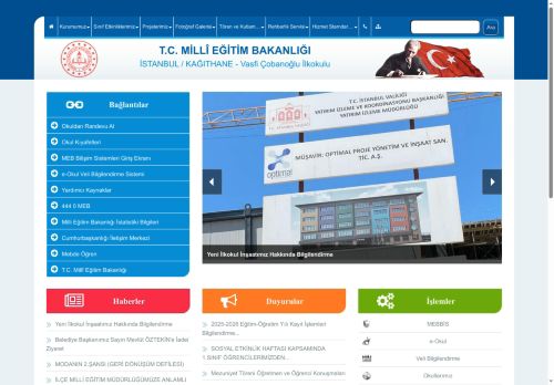 Vasfi Çobanoğlu İlkokulu - İSTANBUL / KAĞITHANE