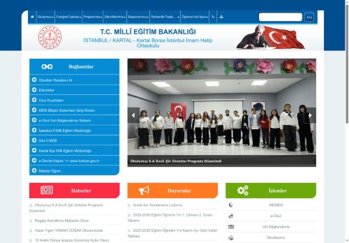 Kartal Borsa İstanbul İmam Hatip Ortaokulu - İSTANBUL / KARTAL