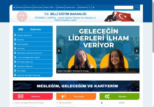 Kartal Sabiha Gökçen Kız Mesleki ve Teknik Anadolu Lisesi - İSTANBUL / KARTAL