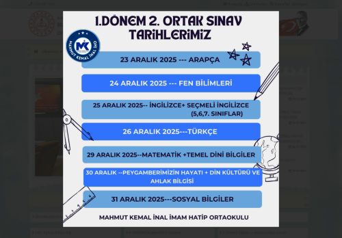 Mahmut Kemal İnal İmam Hatip Ortaokulu - İSTANBUL / KARTAL