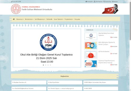 Fatih Sultan Mehmet Ortaokulu - İSTANBUL / KÜÇÜKÇEKMECE