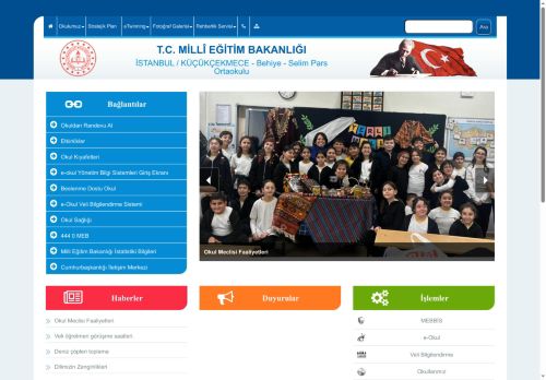 Selim Pars Ortaokulu - İSTANBUL / KÜÇÜKÇEKMECE - Behiye