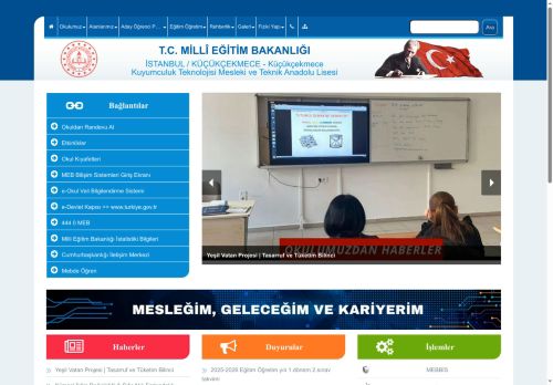 Küçükçekmece Kuyumculuk Teknolojisi Mesleki ve Teknik Anadolu Lisesi - İSTANBUL / KÜÇÜKÇEKMECE