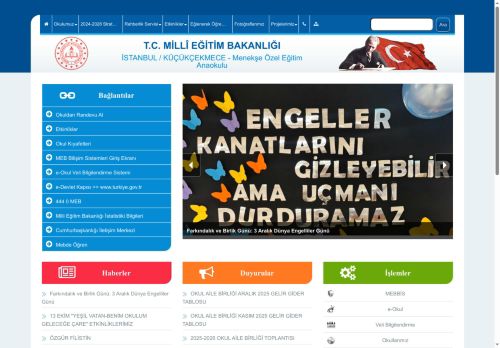 Menekşe Özel Eğitim Anaokulu - İSTANBUL / KÜÇÜKÇEKMECE