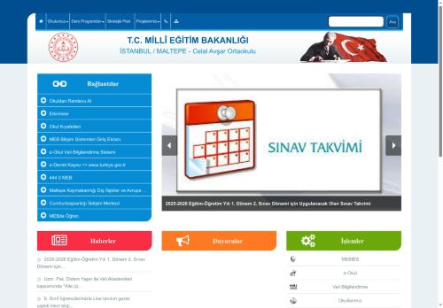 Celal Avşar Ortaokulu - İSTANBUL / MALTEPE