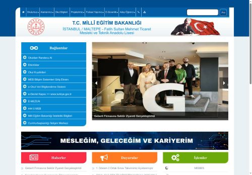 Fatih Sultan Mehmet Ticaret Mesleki ve Teknik Anadolu Lisesi - İSTANBUL / MALTEPE