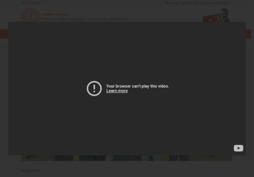 Prof. Dr. Bekir Topaloğlu İmam Hatip Ortaokulu - İSTANBUL / MALTEPE