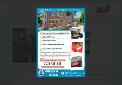 Şehit İbrahim Cengiz İmam Hatip Ortaokulu - İSTANBUL / MALTEPE