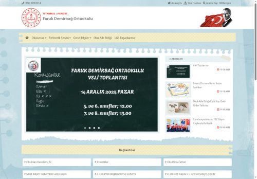 Faruk Demirbağ Ortaokulu - İSTANBUL / PENDİK