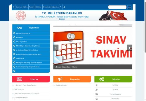 İsmail Biçer Anadolu İmam Hatip Lisesi - İSTANBUL / PENDİK