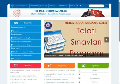 Sıdıka Rodop Anadolu Lisesi - İZMİR / BORNOVA