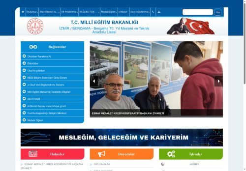 Bergama 70. Yıl Mesleki ve Teknik Anadolu Lisesi - İZMİR / BERGAMA