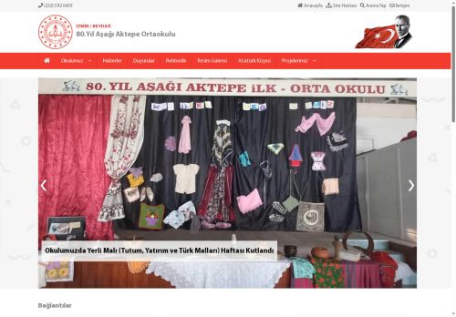 80.Yıl Aşağı Aktepe Ortaokulu - İZMİR / BEYDAĞ