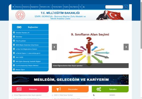 Bornova Mazhar Zorlu Mesleki ve Teknik Anadolu Lisesi - İZMİR / BORNOVA