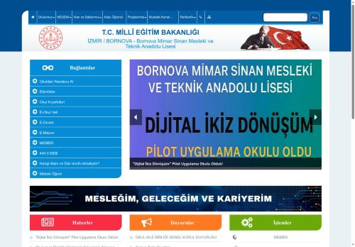 Bornova Mimar Sinan Mesleki ve Teknik Anadolu Lisesi - İZMİR / BORNOVA