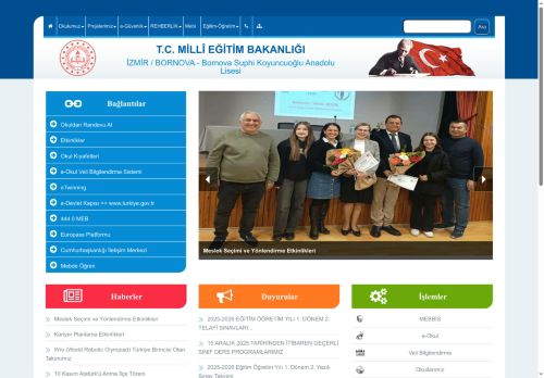 Bornova Suphi Koyuncuoğlu Anadolu Lisesi - İZMİR / BORNOVA