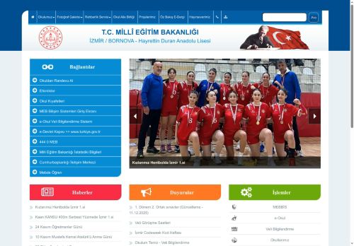 Hayrettin Duran Anadolu Lisesi - İZMİR / BORNOVA