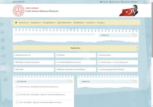 Fatih Sultan Mehmet İlkokulu - İZMİR / BORNOVA