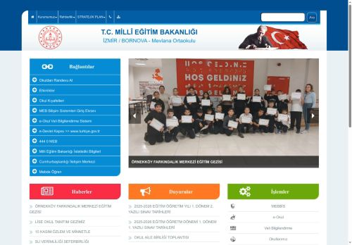 Mevlana Ortaokulu - İZMİR / BORNOVA