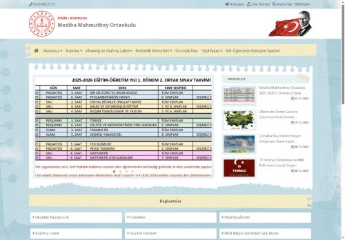 Mediha Mahmutbey Ortaokulu - İZMİR / BORNOVA