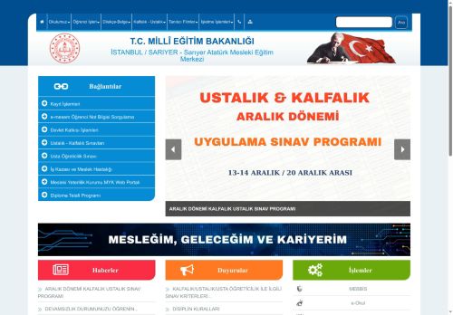 Sarıyer Atatürk Mesleki Eğitim Merkezi - İSTANBUL / SARIYER