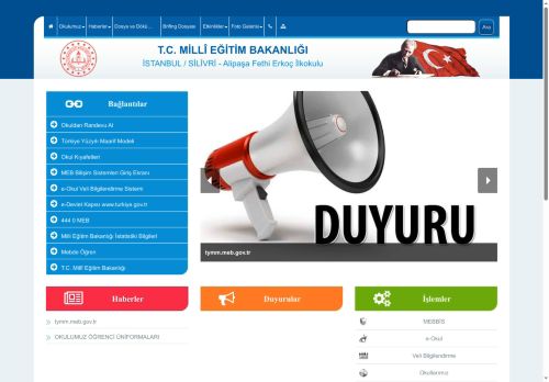 Alipaşa Fethi Erkoç İlkokulu - İSTANBUL / SİLİVRİ