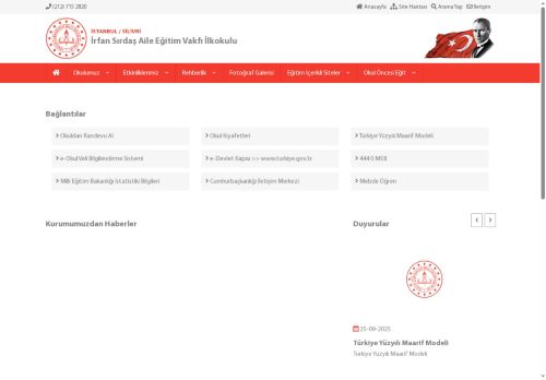 İrfan Sırdaş Aile Eğitim Vakfı İlkokulu - İSTANBUL / SİLİVRİ