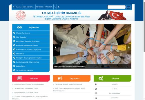 Lions Leo Dernekleri Esen İbak Özel Eğitim Uygulama Okulu I. Kademe - İSTANBUL / SİLİVRİ