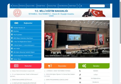 Hüsnü M. Özyeğin Anadolu Lisesi - İSTANBUL / SULTANBEYLİ