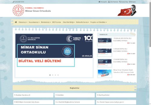 Mimar Sinan Ortaokulu - İSTANBUL / SULTANBEYLİ