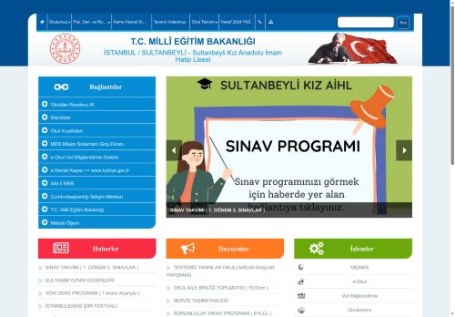 Sultanbeyli Kız Anadolu İmam Hatip Lisesi - İSTANBUL / SULTANBEYLİ