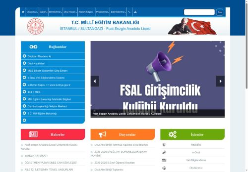 Fuat Sezgin Anadolu Lisesi - İSTANBUL / SULTANGAZİ