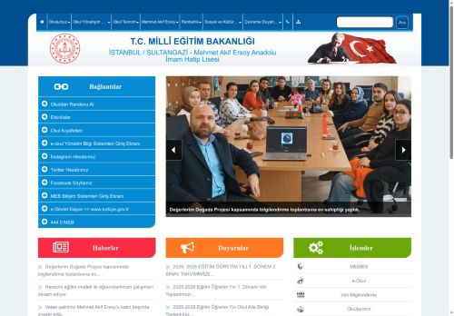 Mehmet Akif Ersoy Anadolu İmam Hatip Lisesi - İSTANBUL / SULTANGAZİ