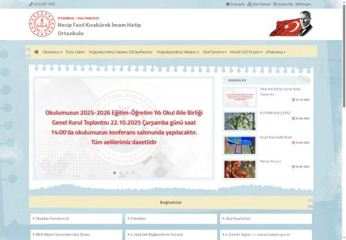 Necip Fazıl Kısakürek İmam Hatip Ortaokulu - İSTANBUL / SULTANGAZİ