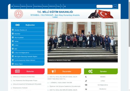 Şair Abay Kunanbay Anadolu Lisesi - İSTANBUL / SULTANGAZİ