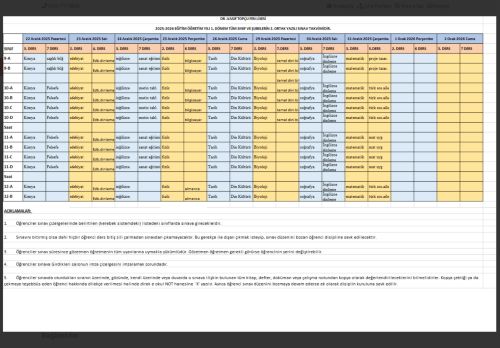 Dr.Vasıf Topçu Fen Lisesi - İSTANBUL / ŞİLE