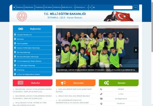 Kanan İlkokulu - İSTANBUL / ŞİLE