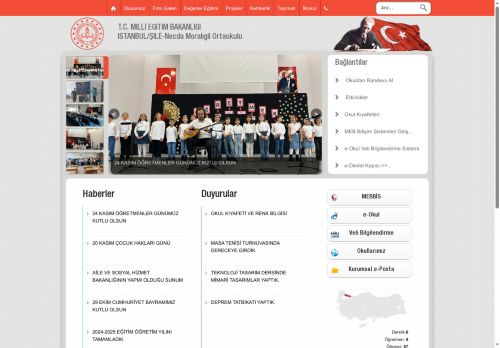 Necda Moralıgil Ortaokulu - İSTANBUL / ŞİLE