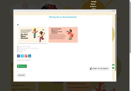 Şile Özel Eğitim Anaokulu - İSTANBUL / ŞİLE